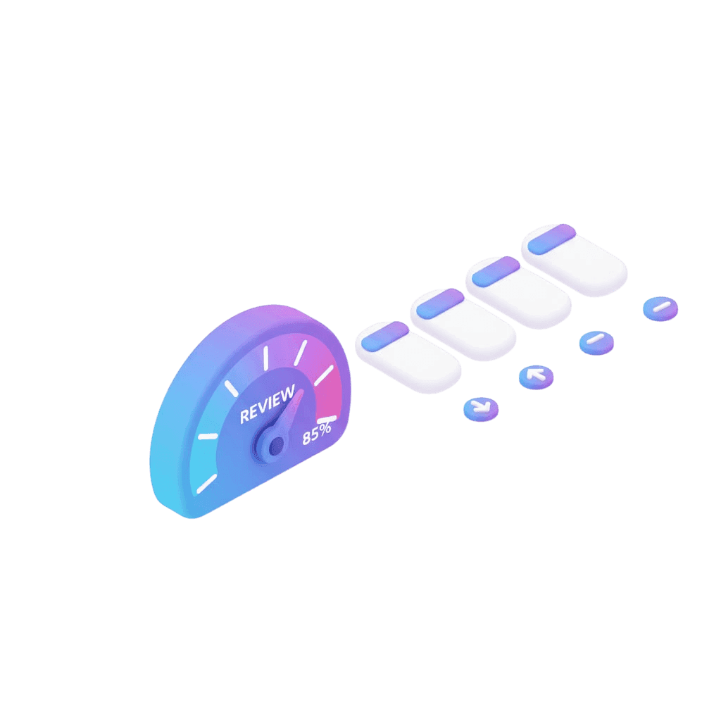 Fortschrittsanzeige und Wiederholungsplan für verteiltes Lernen